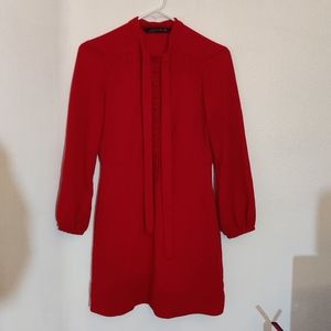Zara Woman Red Dress